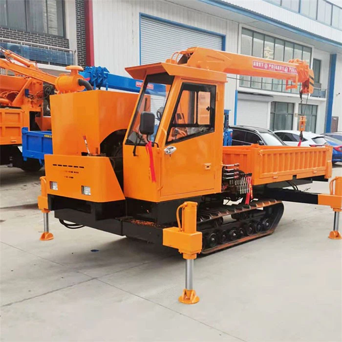 Terrenggående gummibelte Type Heiseintegrert kran